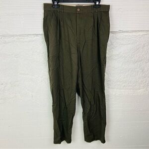 Bugle Boy vintage Men's Dark Olive work pants 34X32